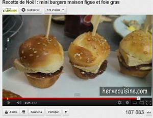 104 ENTREE mini burgers maison figue et foie gras
